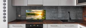 Panel do kuchyně Soumrak nad řekou pksh-54835338