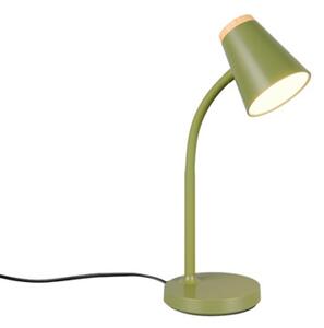Stolní lampa Reality Pongo zelená R55831115