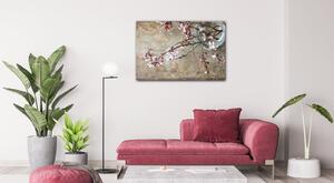Impresi Obraz Růžové květy ve váze - 60 x 40 cm