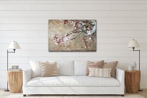 Impresi Obraz Růžové květy ve váze - 60 x 40 cm