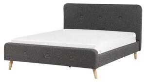 Manželská postel 160 cm Renza (šedá) (s roštem). 1080337