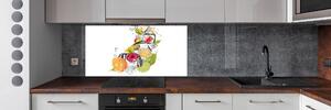 Panel do kuchyně Ovoce s ledem pksh-54963414