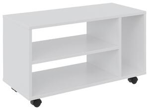 KOMODA POD TELEVIZI, bílá, 73,5/42/33,5 cm Carryhome - Komody bílé