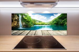 Panel do kuchyně Vodopád v lese pksh-55082996