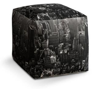 Sablio Taburet Cube Mrakodrapy 3 - 40x40x40 cm
