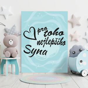 Sablio Dárková cedulka Pro toho nejlepšího syna: 30x40 cm