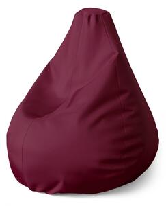 Sablio Sedací vak Pear Bordó - 70 x 95 x 15 cm