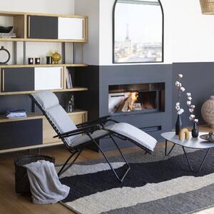 Relaxační designové křeslo Lafuma BAYANNE Tundra Černá Noir Modrá Cobalt Tundra Standard
