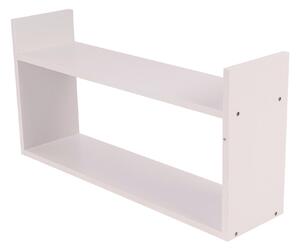 NÁSTĚNNÝ REGÁL, bílá, 70/18/35 cm - Online Only svítidla, Online Only