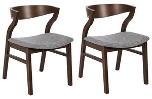 Set 2 ks jídelních židlí Marza (tmavé dřevo). 1081257