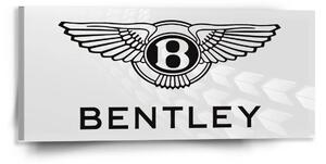 Sablio Obraz Bentley na bílé - 110x50 cm