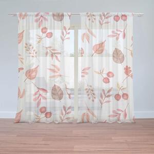 Sablio Záclony Podzimní harmonie: 2ks 150x250cm