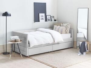 Jednolůžková postel 200 x 90 cm Marza (šedá). 1081269