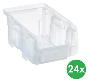Plastový box COMPACT, 102 x 160 x 75 mm, průhledný