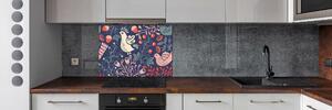 Panel do kuchyně Slepice sova rostliny pksh-55286668