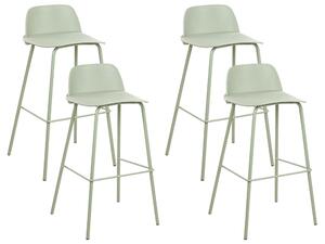Set 4ks barových židlí Morza (zelená). 1081533