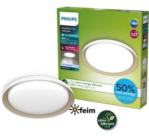 Philips UltraEfficient 8720169301078 Pebblo stropní svítidlo D320mm LED 10W/1950lm 4000K bílá, béžová, SceneSwitch