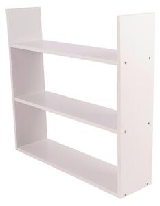 NÁSTĚNNÝ REGÁL, bílá, 70/18/67 cm - Online Only svítidla, Online Only