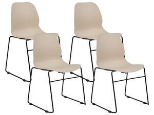 Set 4 ks jídelních židlí Panza (béžová). 1081880