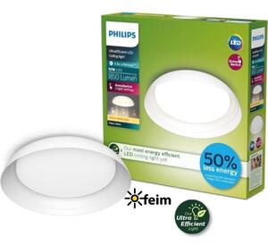 Philips UltraEfficient 8720169301030 Fleta stropní svítidlo D350mm LED 10W/1950lm 4000K bílá, SceneSwitch