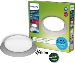 Philips UltraEfficient 8720169300996 Fleta stropní svítidlo D350mm LED 10W/1950lm 4000K průhledná, SceneSwitch