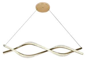 Toolight Toolight, LED závěsné svítidlo 95cm, 2800 lm, G033-CP, zlatá lesklá, OSW-06300