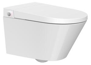 Mereo, Mereo WC s integrovaným elektronickým bidetem, RIMLESS, 592x380x430 cm, keramické, vč. sedátka, MER-VSD110S2