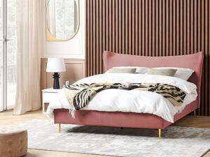 Manželská postel 180 cm Chaza (růžová). 1080195