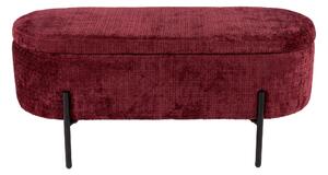 TABURETOVÁ LAVICE, kov, textil, 95/36/43 cm - Online Only svítidla, Online Only