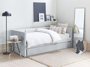 Jednolůžková postel 200 x 90 cm Chaza (šedá). 1080243