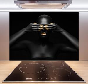Panel do kuchyně Žena v černém pksh-56248065