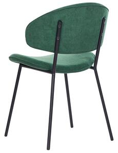 Set 2 ks jídelních židlí Kiaza (zelená). 1080680