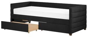 Jednolůžková postel 200 x 90 cm Marza (černá). 1081270