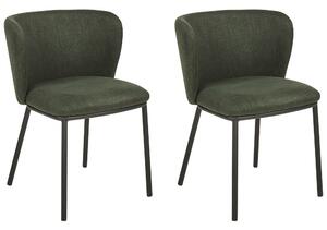 Set 2 ks jídelních židlí Minik (zelená). 1081420