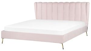 Manželská postel 180 cm Mirabell (růžová). 1081442