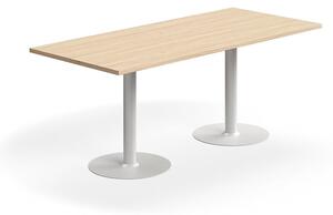 AJ Produkty Stůl VERTICUS, 1800x800x720 mm, dub/bílá