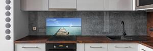 Panel do kuchyně Dřevěné molo pksh-57042247