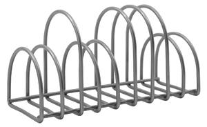 Kovový stolní organizér Pampi Brushed Silver