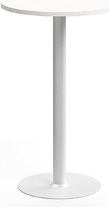 AJ Produkty Barový stůl VERTICUS, Ø700x1100 mm, bílá
