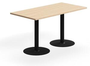 AJ Produkty Stůl VERTICUS, 1400x700x720 mm, dub/černá