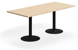 AJ Produkty Stůl VERTICUS, 1800x800x720 mm, dub/černá