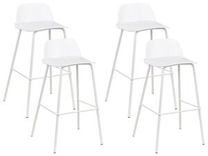Set 4ks barových židlí Morza (bílá). 1081534