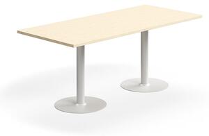 AJ Produkty Stůl VERTICUS, 1800x800x720 mm, bříza/bílá