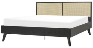Manželská postel 180 cm Monza (černá). 1081516