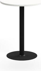 AJ Produkty Barový stůl VERTICUS, Ø700x900 mm, bílá/černá