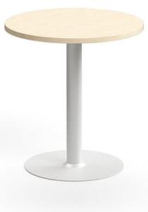 AJ Produkty Stůl VERTICUS, Ø700x720 mm, bříza/bílá