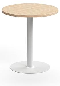 AJ Produkty Stůl VERTICUS, Ø700x720 mm, dub/bílá