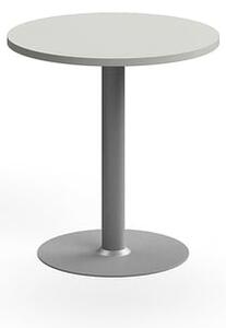 AJ Produkty Stůl VERTICUS, Ø700x720 mm, světle šedá/stříbrná