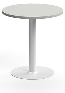 AJ Produkty Stůl VERTICUS, Ø700x720 mm, světle šedá/bílá