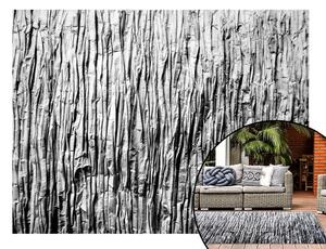 Tutumi, plyšový koberec Nature 4D vzor: šedá skála 200x300 cm, SHG-09012